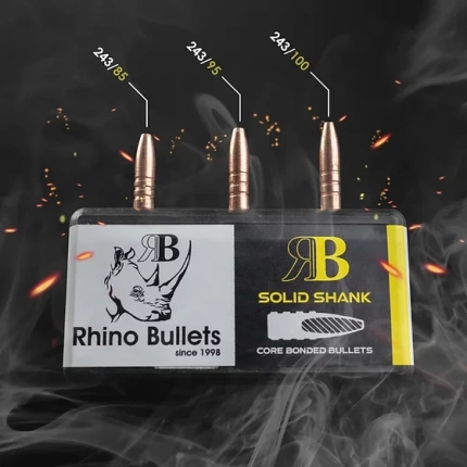 Rhino Bullets 243 Solid Shank (50 Units)