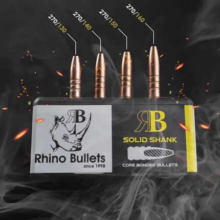 Rhino Bullets 270 Solid Shank (50 Units)