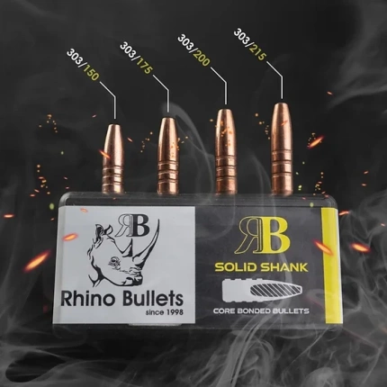 Rhino Bullets 303 Solid Shank (50 Units)