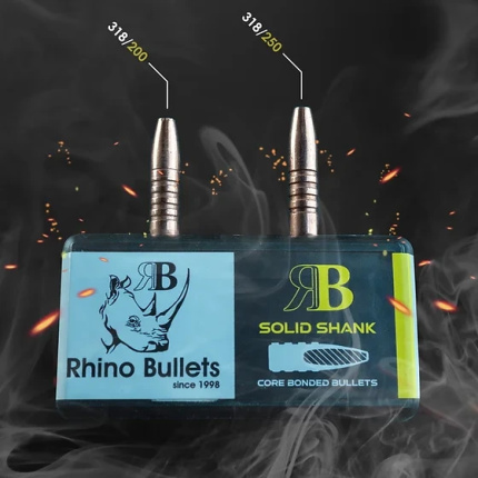 Rhino bullets 318 Solid Shank (25 Units)