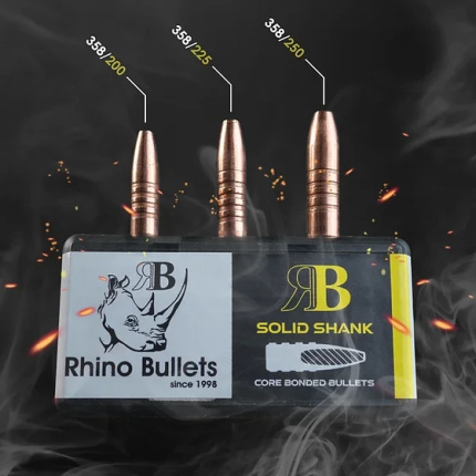 Rhino Bullets 358 Solid Shank (25 Units)