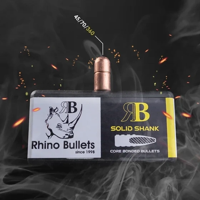 Rhino Bullets 45-70 Solid Shank (20 Units)