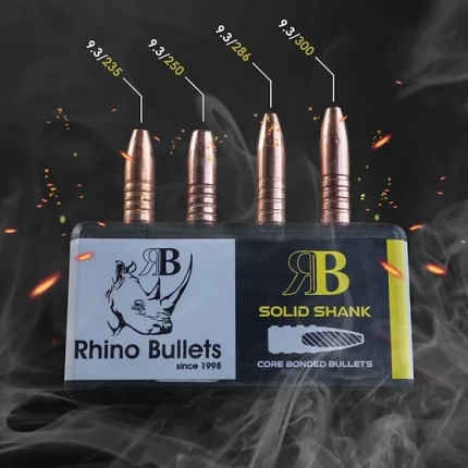 Rhino Bullets 9.3mm Solid Shank (25 Units)